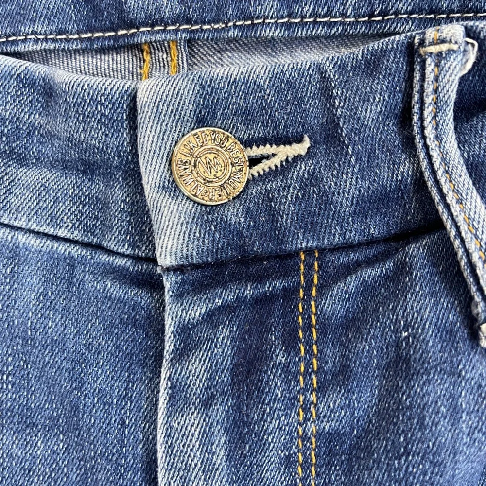 MOTHER High Waisted Looker Ankle Fray Skinny Jeans Womens‎ 26 Blue Denim